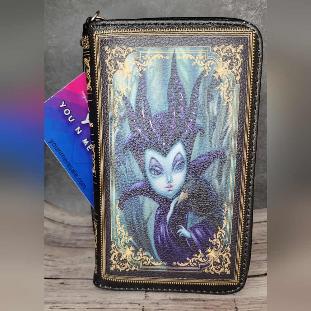 Maleficent Book Cover Wristlet